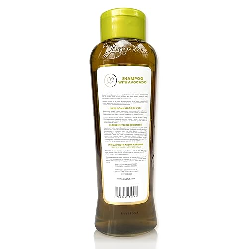 Miniatura 11 de Anyeluz Champú hidratante de aguacate, enriquecido con Omega 3, 6, 9 y biotina, repara y protege las fibras capilares dañadas, mejora el brillo del