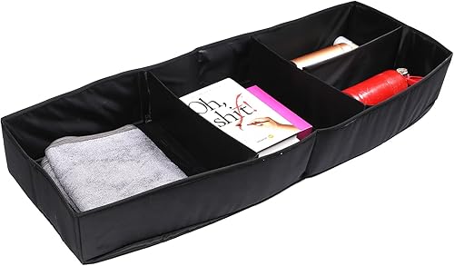 Miniatura 7 de Organizador de maletero compatible con Honda Pilot 2016-2022, caja de almacenamiento de carga plegable portátil de gran capacidad con 4
