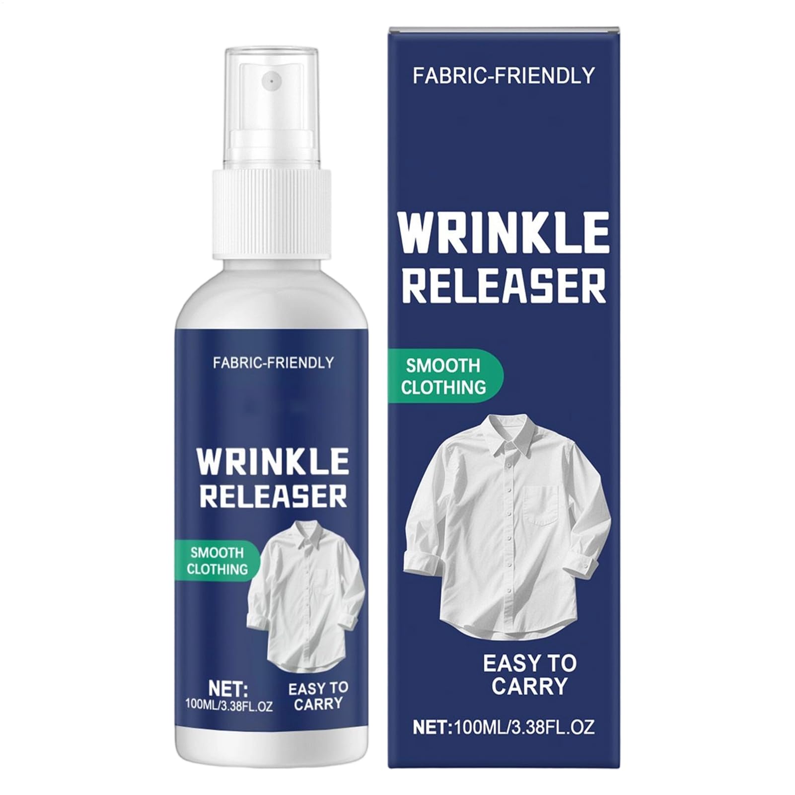 Ironing Spray for Clothes,100ml Static Sprays for Clothing | Ironing Aid, Light Scented Remover for Women Men Dorm Room Home Travel Trip Day Vacation