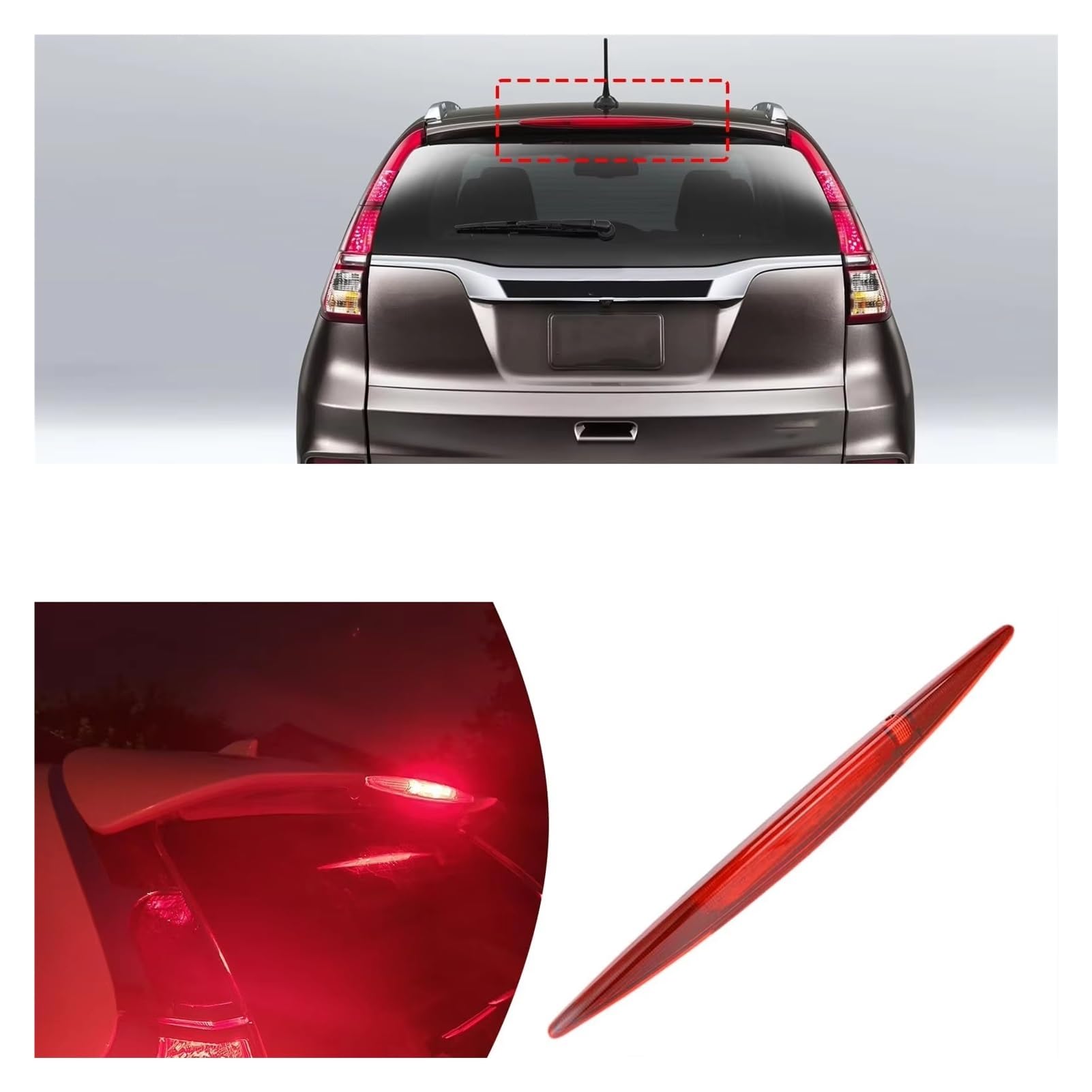 Terza Luce Freno Per CRV Per CR-V 2012 2013 2014 2015 2016 Terza Lampada Freno Aggiuntiva Luce Stop Colore Rosso Bianco Montata In Alto Terzo Terzo Freno Luce