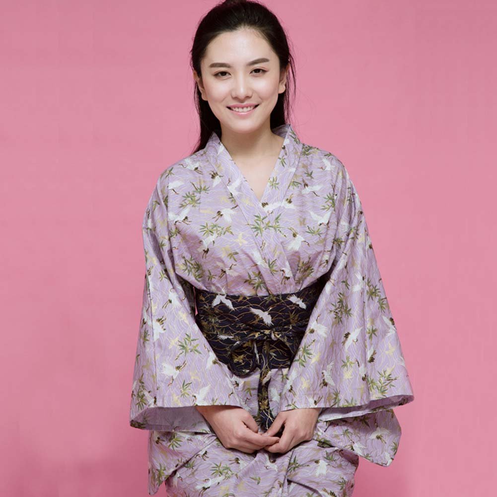 Fancy Pumpkin Albornoz del Traje del Kimono de Las Mujeres