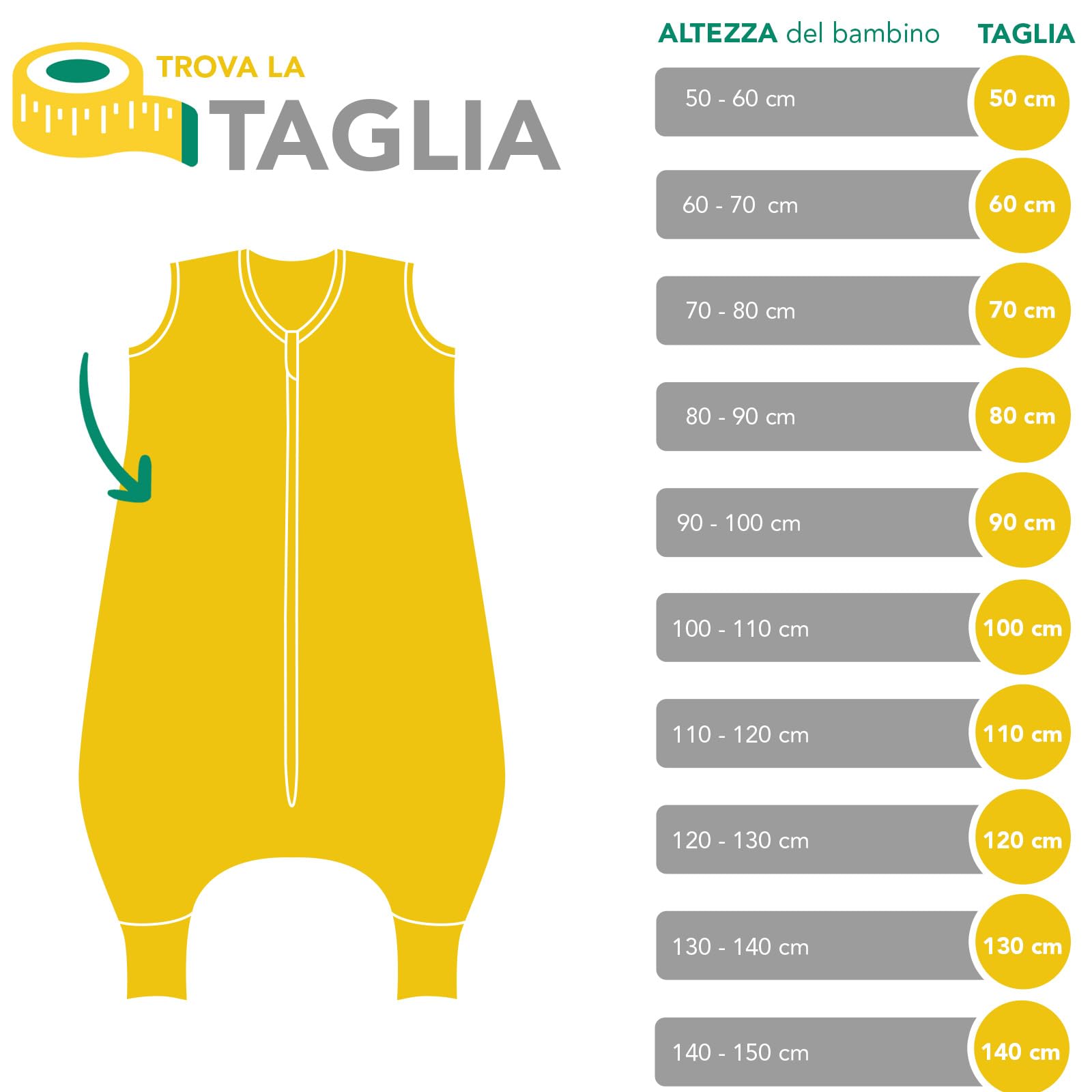 schlummersack Slumbersac Sacco nanna con piedini e maniche 1 Tog I Sacco nanna con gambe OekoTex | Sacco nanna cotone leggero