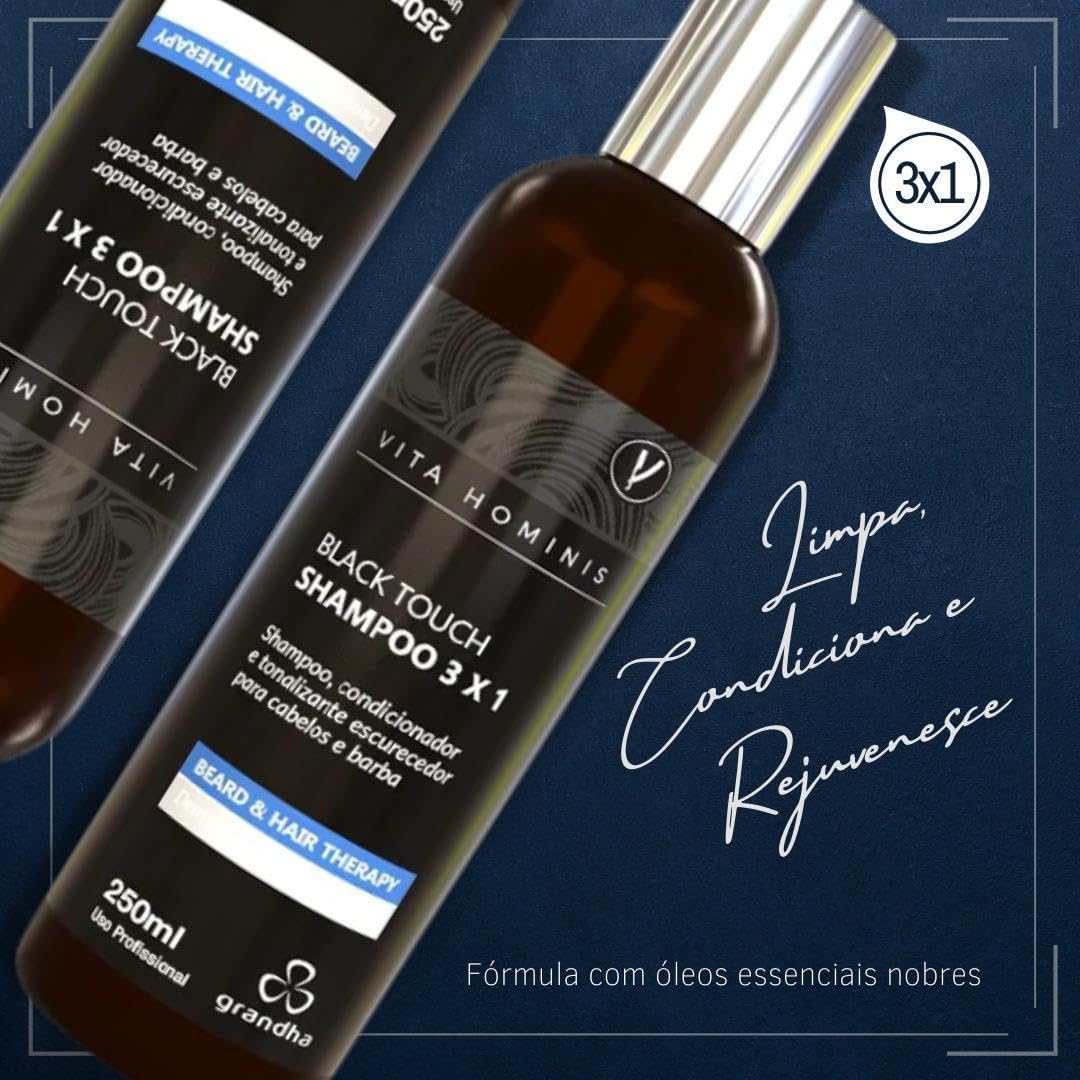Black Touch Shampoo 3x1 250ml | Amazon.com.br
