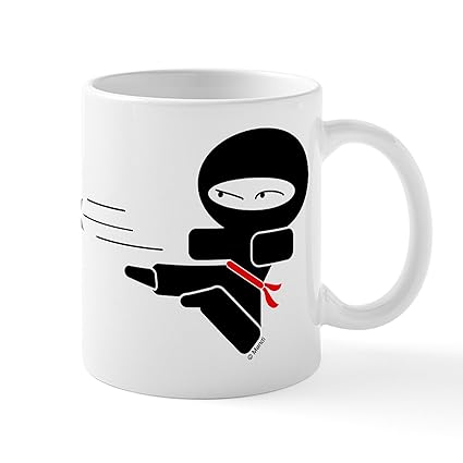 CafePress Lil Ninja Mug 11 oz (325 ml) Ceramic Coffee Mug