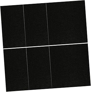 Angoily 6 Pçs Caixa De Areia Para Gatos Filtro Desodorizante Para Tapete De Algodão Caixa De Areia Portátil Filtro De Carvão Ativado Forros De Bandeja De Areia Para Gatos Tapete De Areia