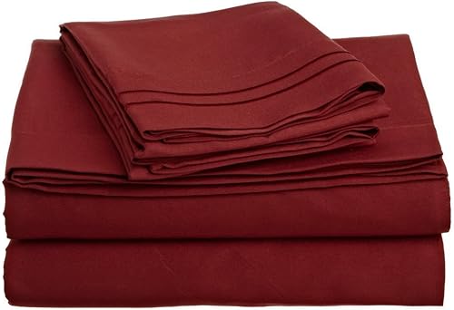 Miniatura 7 de Elegance Linen - Juego de sábanas ultrasuaves de lujo de 1200 hilos, calidad egipcia, bolsillo profundo de hasta 16 pulgadas, resistente a las