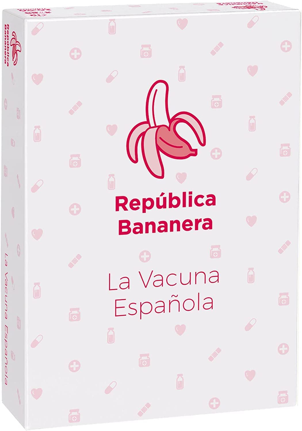 La Vacuna Española -República Bananera - Juego Cartas para Fiestas - Juegos de Mesa en Español - Risas con Amigos, Diversión Asegurada - De 3 a 69 Jugadores - 150 Cartas (Pack República Bananera)