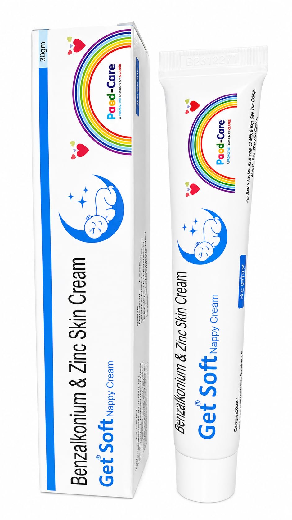 Get Soft Nappy Cream for Babies by Paed-Care – 30g | With Zinc Oxide & Benzalkonium | Prevents & Heals Diaper Rash, Nappy Rash & Irritation | Gentle & Safe Baby Skincare-image-17