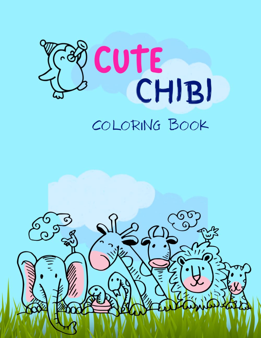 Coloring Book Chibi Animals Edition