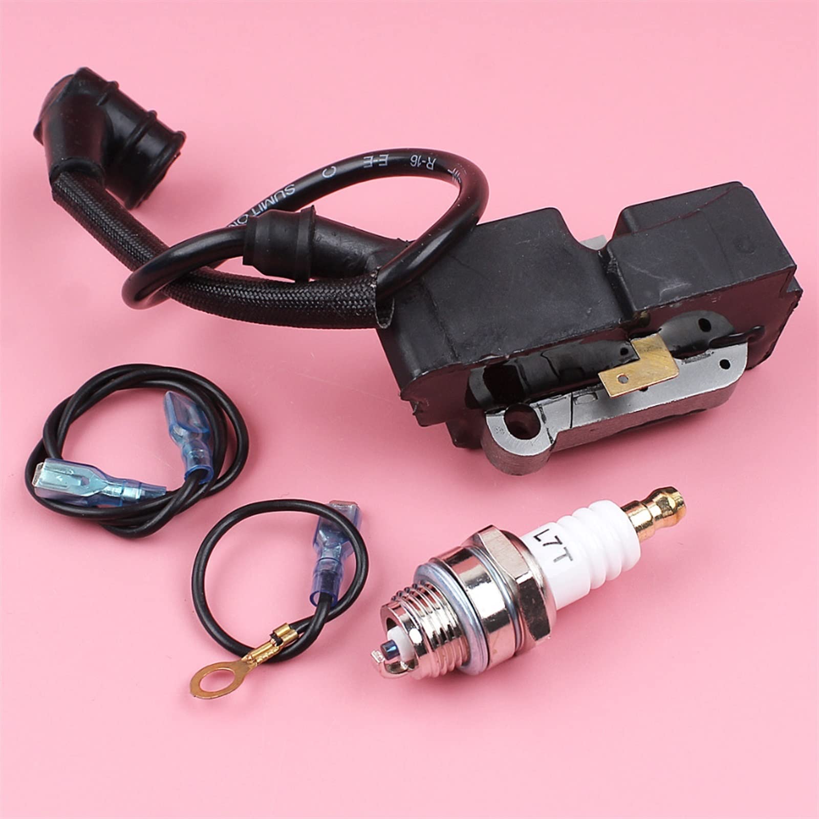 Module de bobine d'allumage Kit de bougies d'allumage for Husqvarna 340 345 346XP 350 351 353 355 357XP 359 Pièce de rechange for tronçonneuse Бензопила