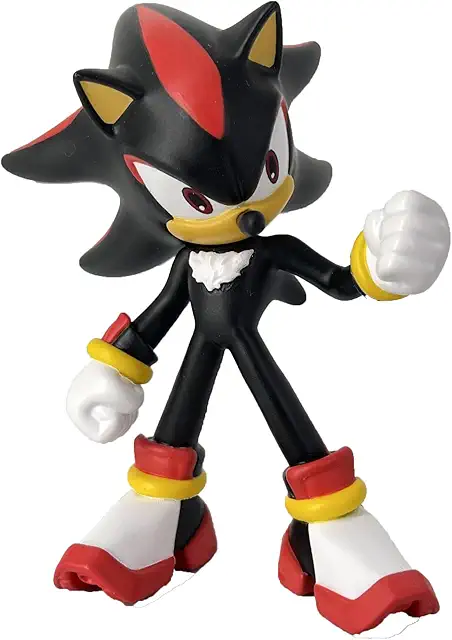 Figurina Shadow Comansi Sonic, 9 cm - Collezione Action Figure