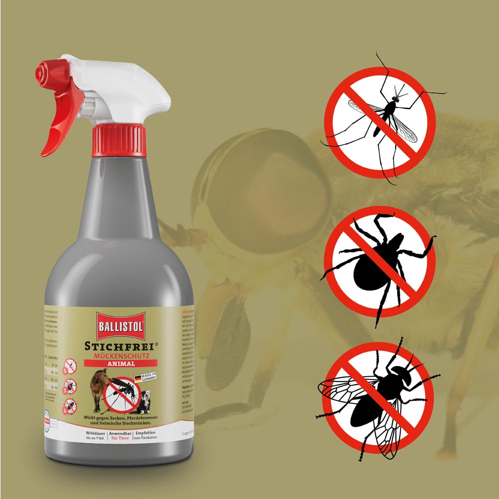 Ballistol, liquido anti-punture per animali, Unisex, Stichfrei Animal 5 Liter, Kanister, 5 litri