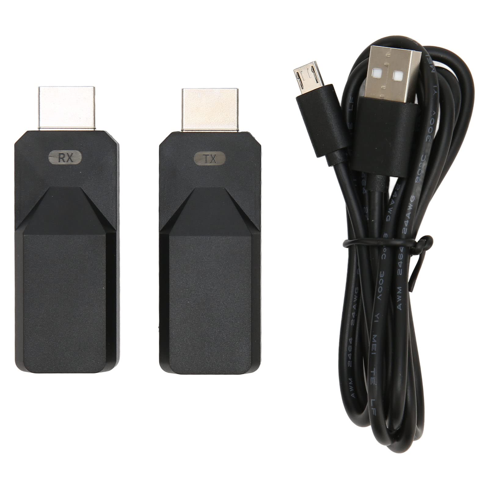 Wireless HDMI Transmitter and Receiver, 1080P 60Hz HDMI Wireless Extender Kit HD Multimedia Interface Extension Adapter for TV Computer