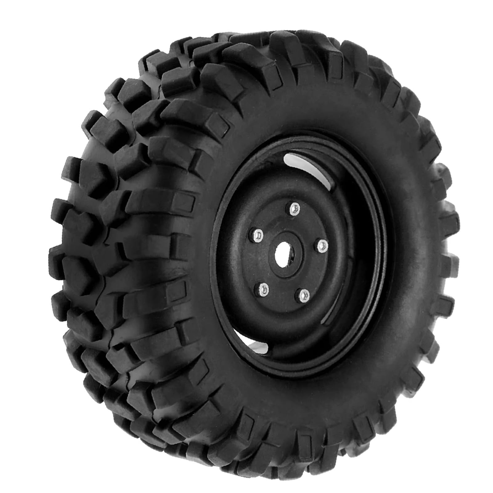 Compatibile con Traxxas per TRX4 per D90 per SCX10 1/10 RC Auto Parti di Aggiornamento Accessori 95 Millimetri 1.9 Beadlock Wheel Rim Set di Pneumatici Rc Car Pneumatici