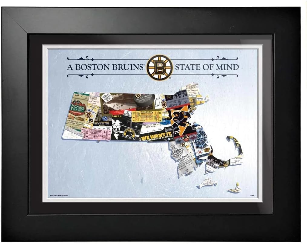 That's My Ticket Boston Bruins State of Mind Framed Artwork