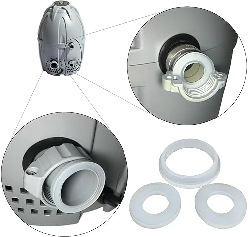 Juego de juntas de conectores para bomba de aire, arandelas de juntas para Coleman Lay-Z-Spa, piezas de repuesto para bañera de hidromasaje