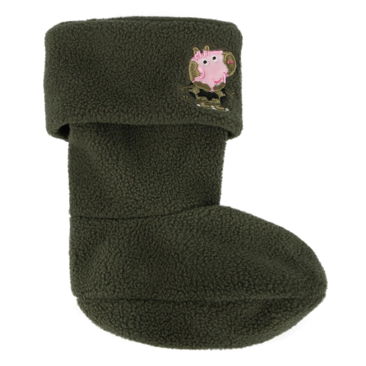 totes® Peppa Pig™ Childrens Novelty Welly Liner George Size 5-6