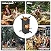PROMATELX Portable Rocket Stove, Wood-Burning Stove & Backpacking Stove, Windproof Design with Carry Bag, Perfect for Backyard & Outdoor Cooking (Small)