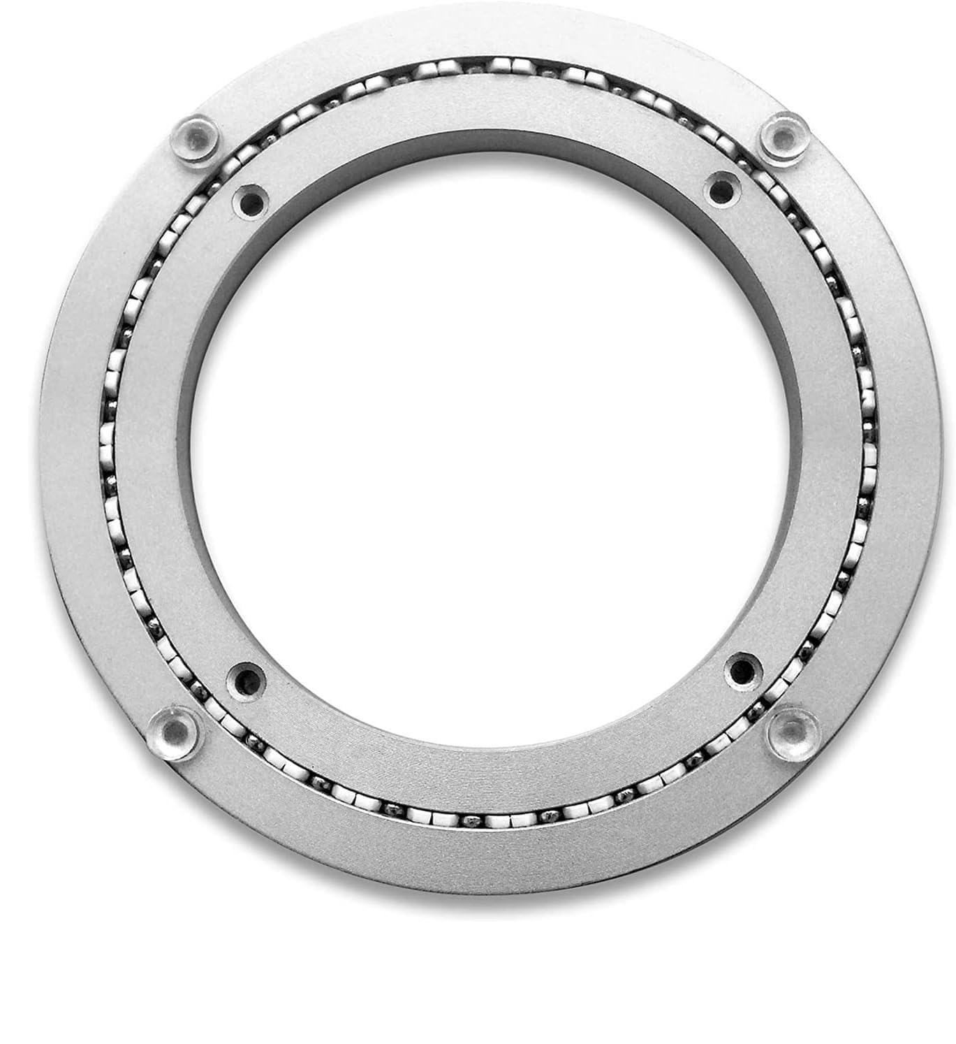 Cuscinetto Base Girevole da 8" a 32", Hardware Piastra Girevole Lazy Susan, Cuscinetto Girevole a 360°, Organizer in Alluminio for Tavolo da Pranzo, TV, Monitor del Computer(32 inches (800m