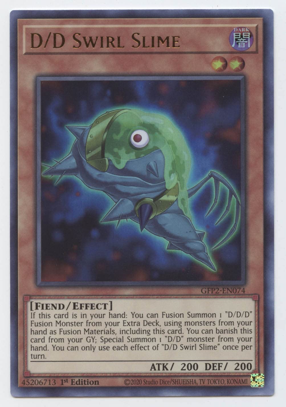 Amazon.com: D/D Swirl Slime - GFP2-EN074 - Ultra Rare - 1st