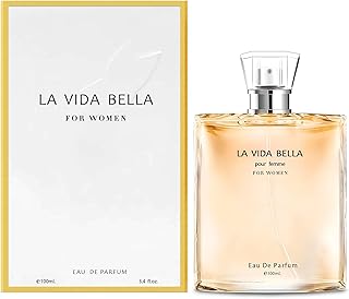 La Vida Bella Perfume for Women Long Lasting Fragrance Eau de Parfum Floral & Sweet Women's Perfume​ Daily Used 3.4 Fluid Ounce