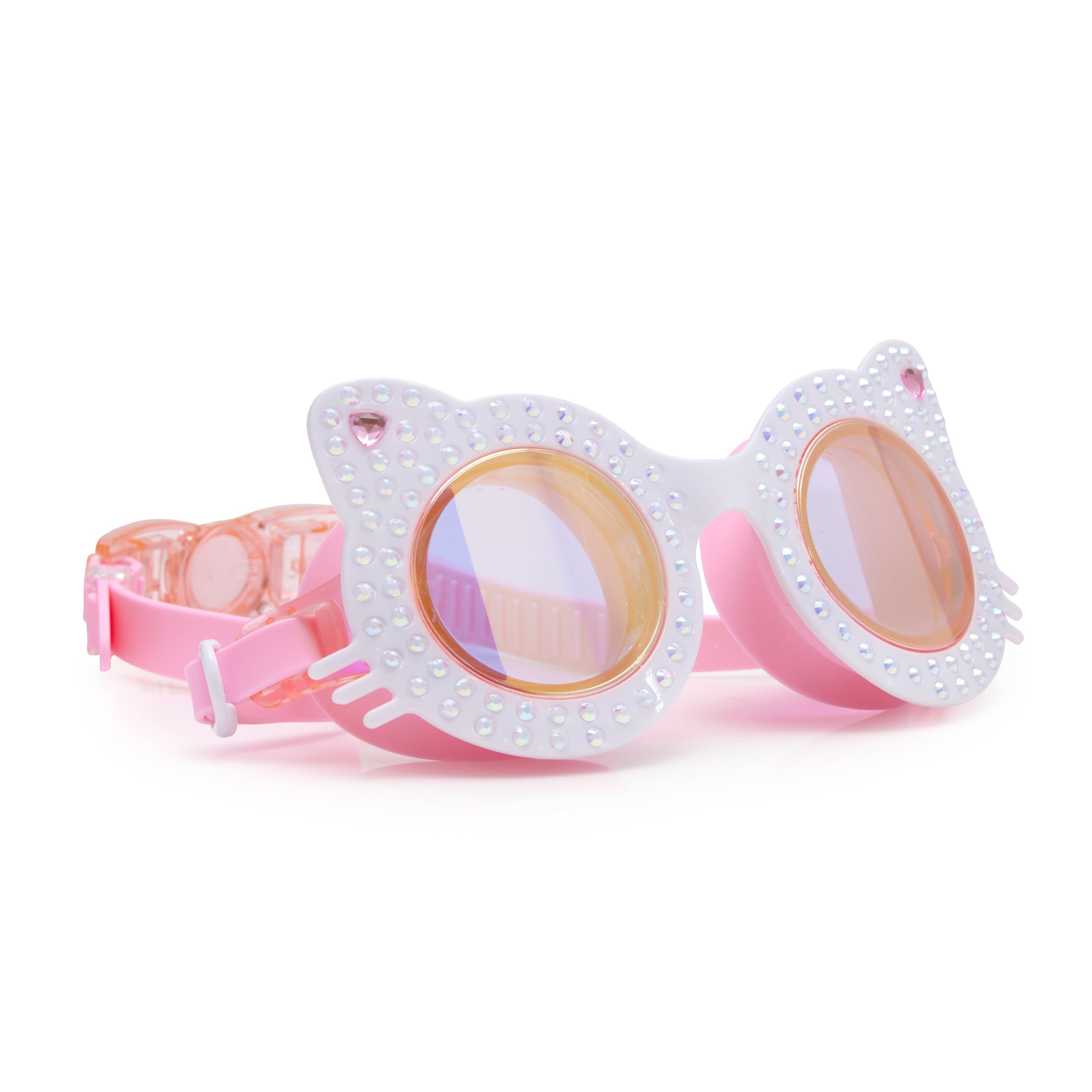 Bling2O - PURR Powder Purr, Gafas de natación infantiles. Más 6 años