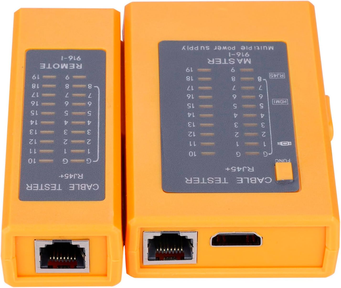 FLEXMAN HDMI High Definition Digital Cable Tester, Portable RJ45 Cable Tester Tracker, Handhold 2 in 1 Network Cable Tester for HDMI RJ45