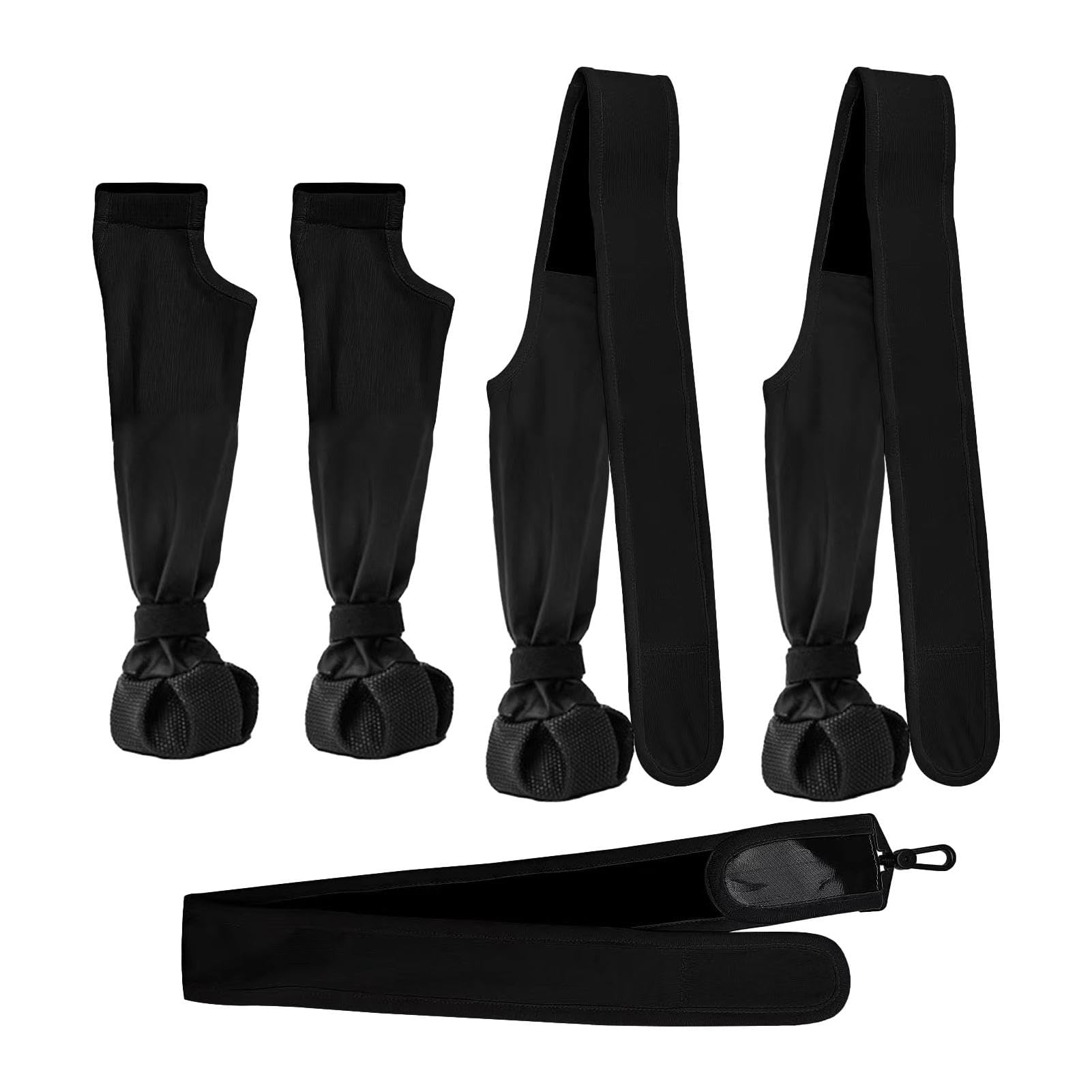 Dog Boot Suspenders - Soft Waterproof Boots, Adjustable Paw Protectors | Non-Slip Pet Booties, Dog Winter Shoes, Perfect for Small to Medium Dogs, Great for Cold Weather Walks and Protection Against