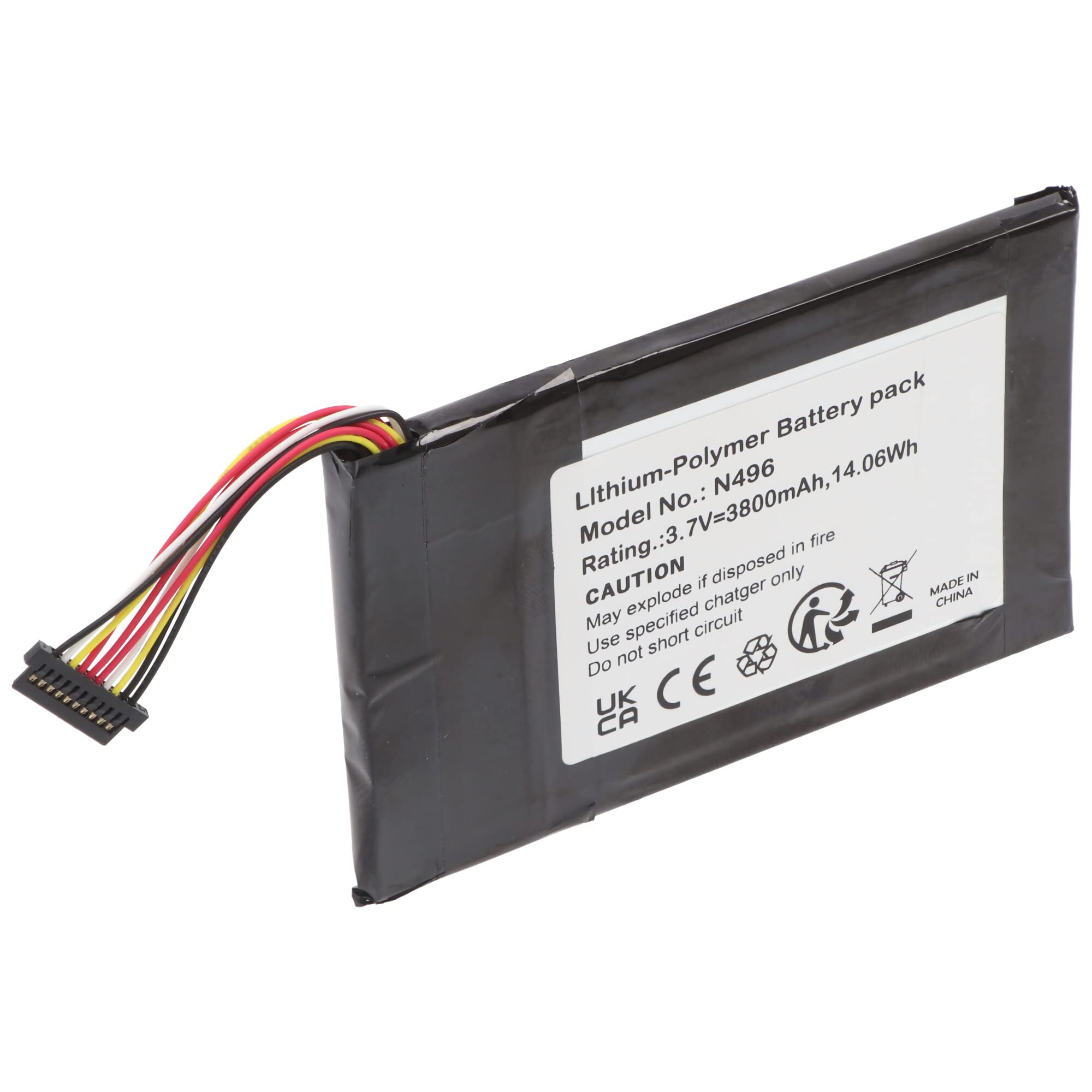 Batterie 3800mAh Compatible Magellan TRX7 - Remplace N496 - Li-Polymer Haute Performance