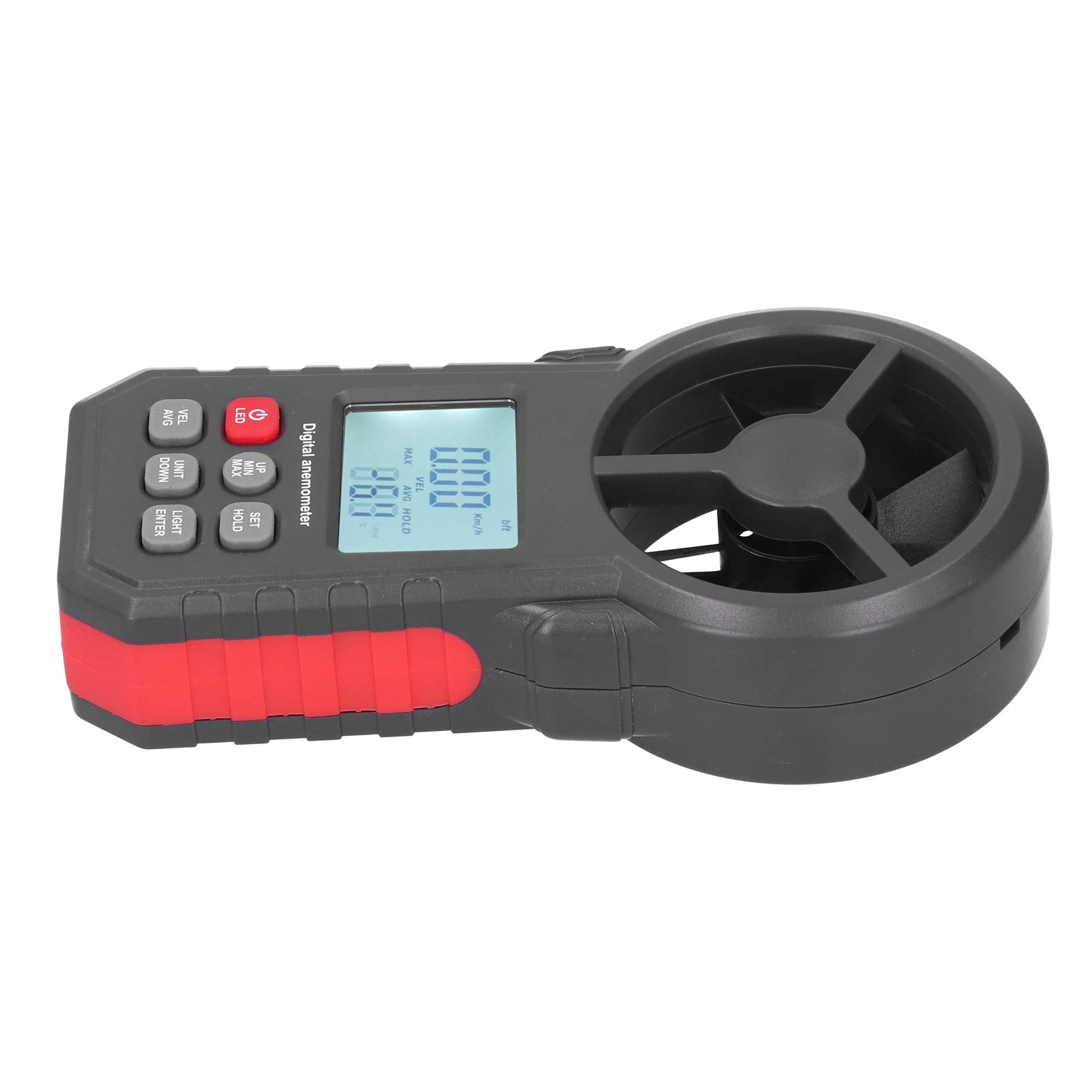 Anemómetro Digital Bluetooth con Retroiluminación LCD, Medición
