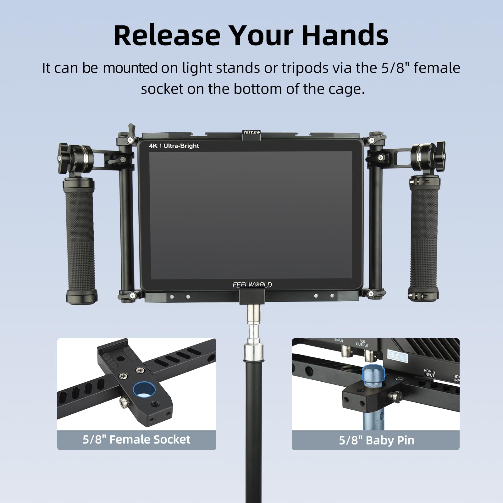 Amazon.com : Nitze Director's Monitor Cage for Feelworld LUT11