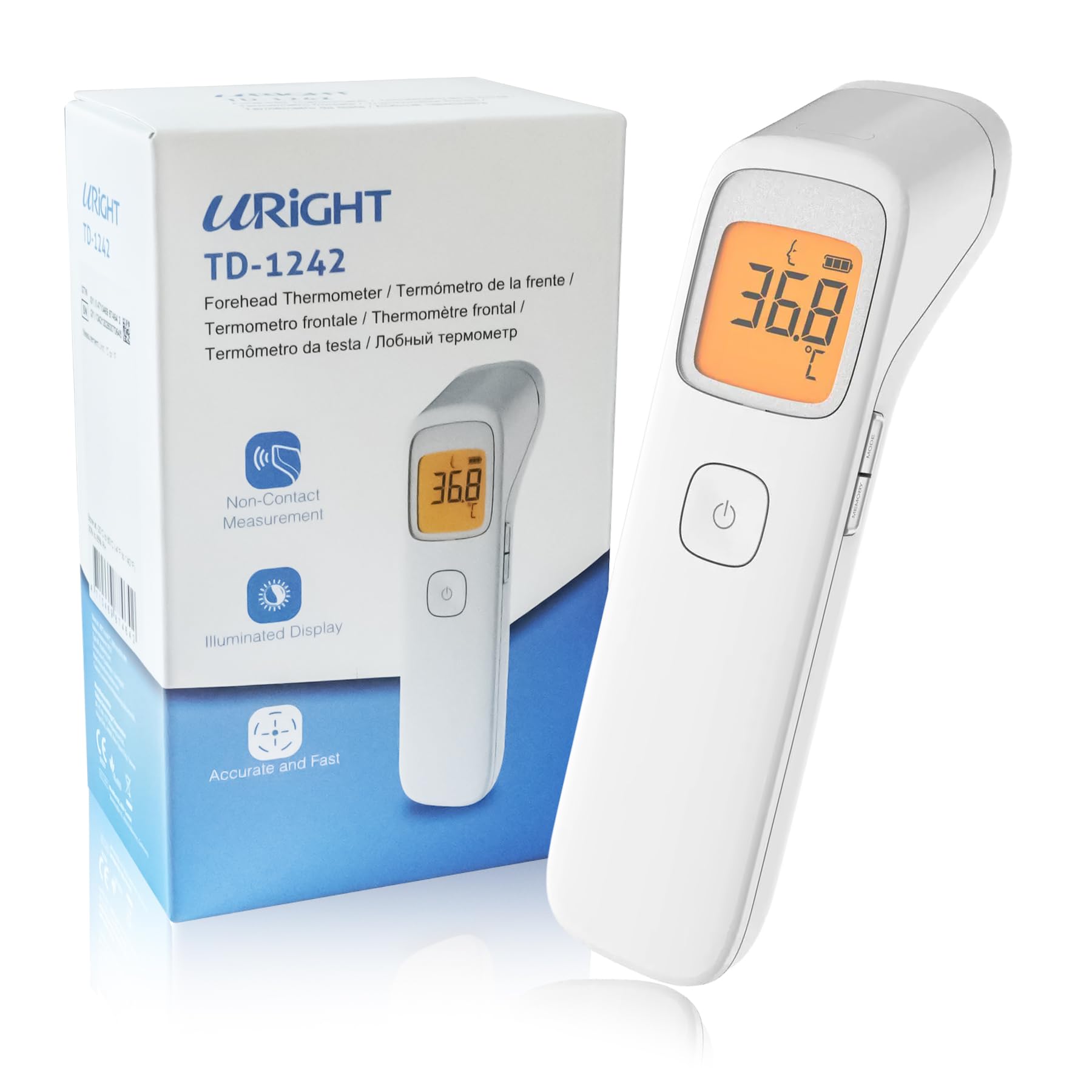 Amazon.com: Uright Infrared Non Contact Forehead Thermometer, Made