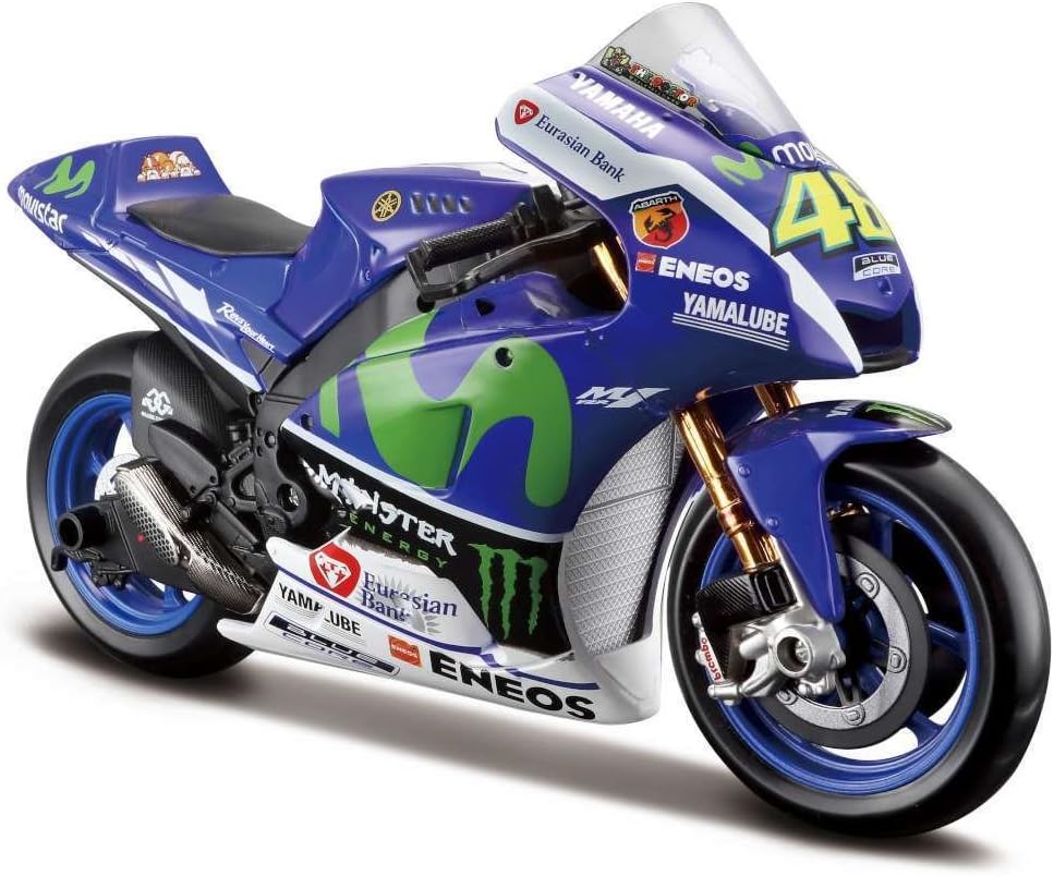 マイスト(Maisto) Maisto 1/10 Yamaha YZR-M1 Team Valentino Rossi No 46 MotoGP 2016 Motorcycle Motorcycle Bike Model