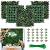 KASZOO Grass Wall 12 Pack 10"x10" Artificial Boxwood Hedge Wall Panels, Privacy Hedge Screen Faux Boxwood for Outdoor,Indoor,Garden,Fence,Backyard,Greenery Walls