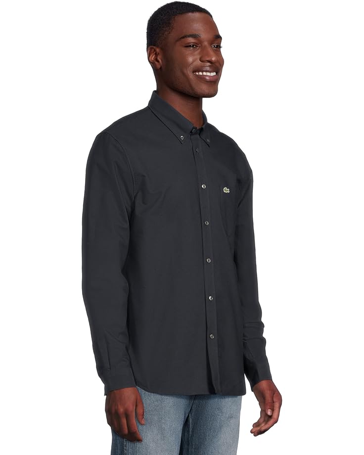 Lacoste Long Sleeve Regular Fit Oxford Button-Down Shirt - #2 of 5