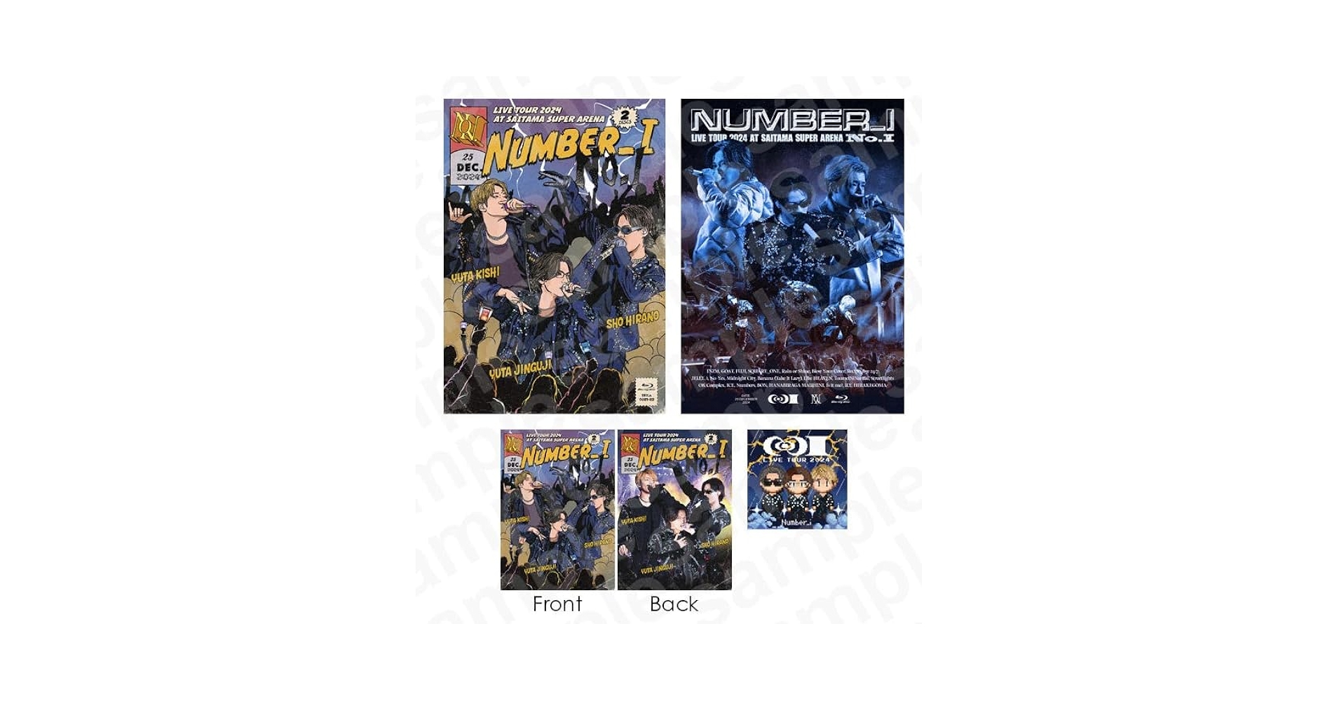 Number_i LIVE TOUR 2024 2形態　シール&ポスター付 アイドル Number_i LIVE TOUR 2024 No. I Blu-ray Number_i LIVE
