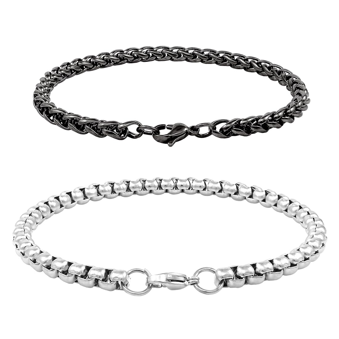 See full amazon price history chart for Nakabh Combo of Chain Stainless Steel Wrist Bracelet for Men Boys Unisex (NAK-2220182)(Black + Silver) Nakabh Combo of Chain Stainless Steel Wrist Bracelet for Men Boys Unisex (NAK-2220182)(Black + Silver) (B0C9Y9HR9V) Amazon Price History, Amazon Price Tracker