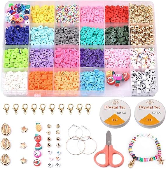 GEMSY Plastic Beads for Kids Crafts Childrens Jewelry Making Kit DIY Bracelets Necklace Hairband and Rings Craft Kits Birthday for 4, 5, 6, 7-Year-Old Little Girls Multicolor (JMK-01) (j kit 02) (B0DHL637X4) Amazon Price History, Amazon Price Tracker