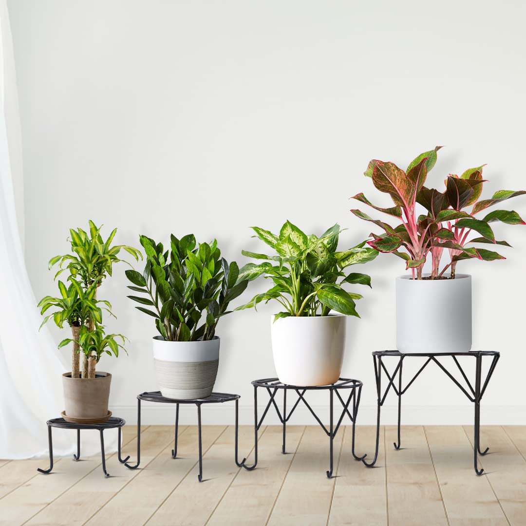 TrustBasket Aesthetic Planter Stands - Set of 4 (B07FSC1D3S) Amazon Price History, Amazon Price Tracker