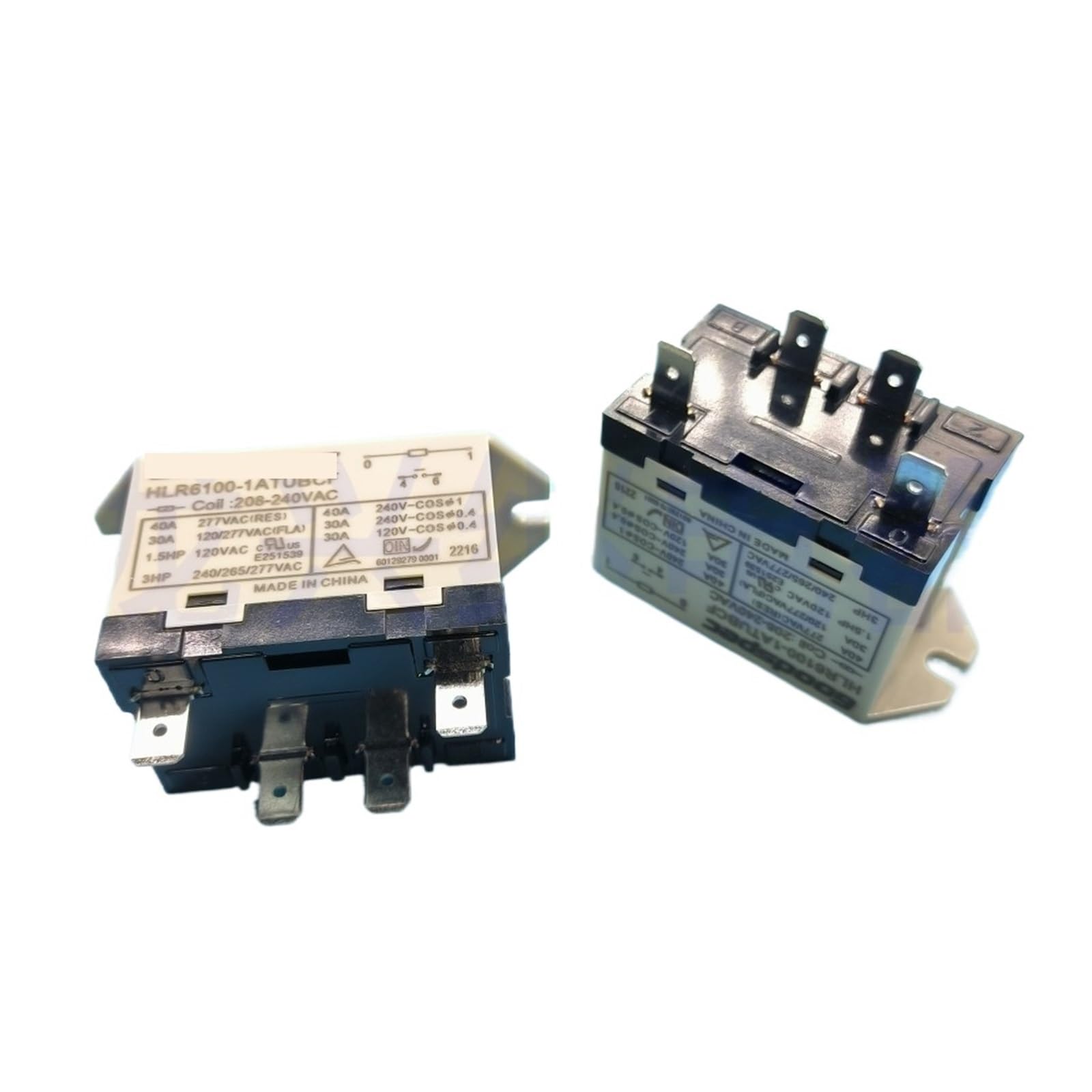 Relais de puissance HLR6100-1ATUBCF 40A pour stabiliser le chauffage de la maison