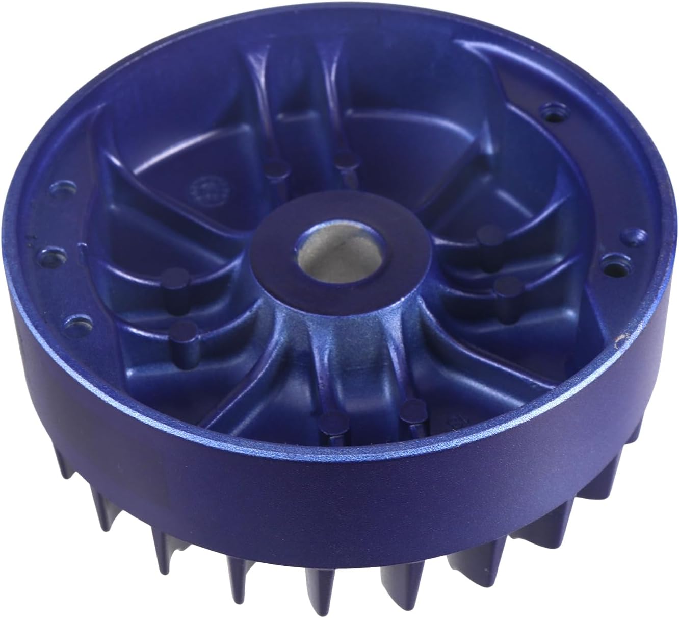 Aluminum Flywheel 10 Krpm For Predator Nonhemi 212cc 196cc 224cc Engine For Honda GX160 Gx200 69730 69736 For Coleman CT200U BT200X Mini Bike Performance Parts(Blue)