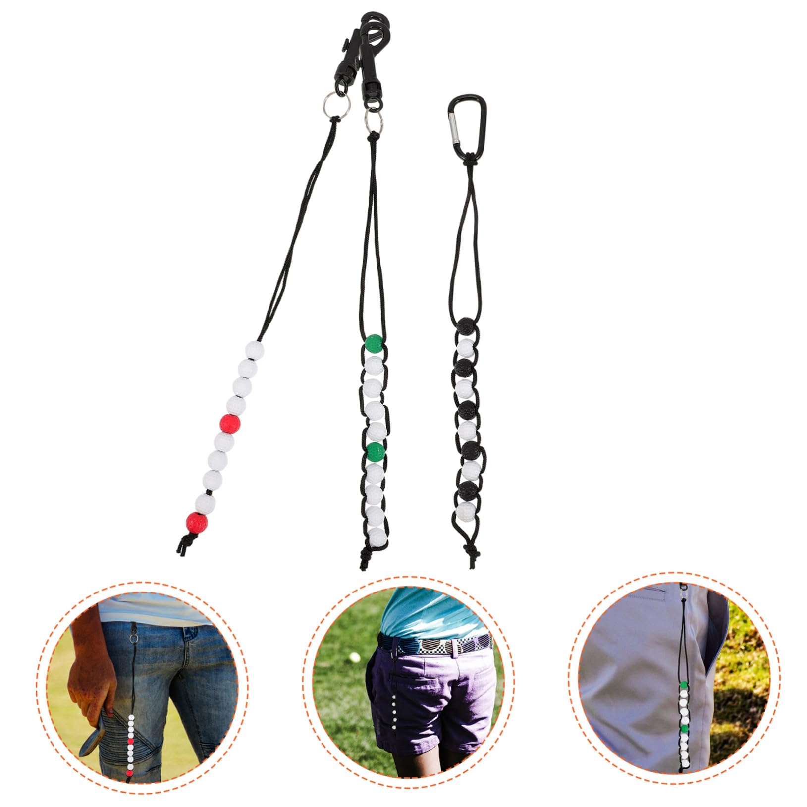 SUPVOX Goleador De Golf Accesorios Golf Accesorios para Golf Herramienta De Puntuación De Golf Señoras De Golf Contadores De Golf para Mujeres Suministros De Golf