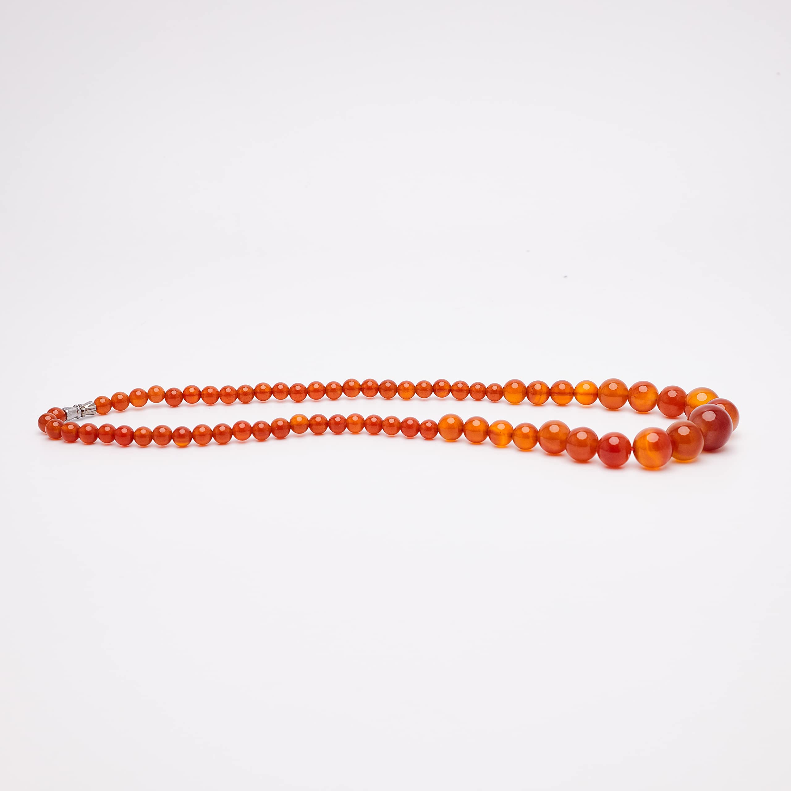 Treasure Bay Collana fatta a mano con pietre preziose di agata naturale da 6-14 mm per donne e ragazze