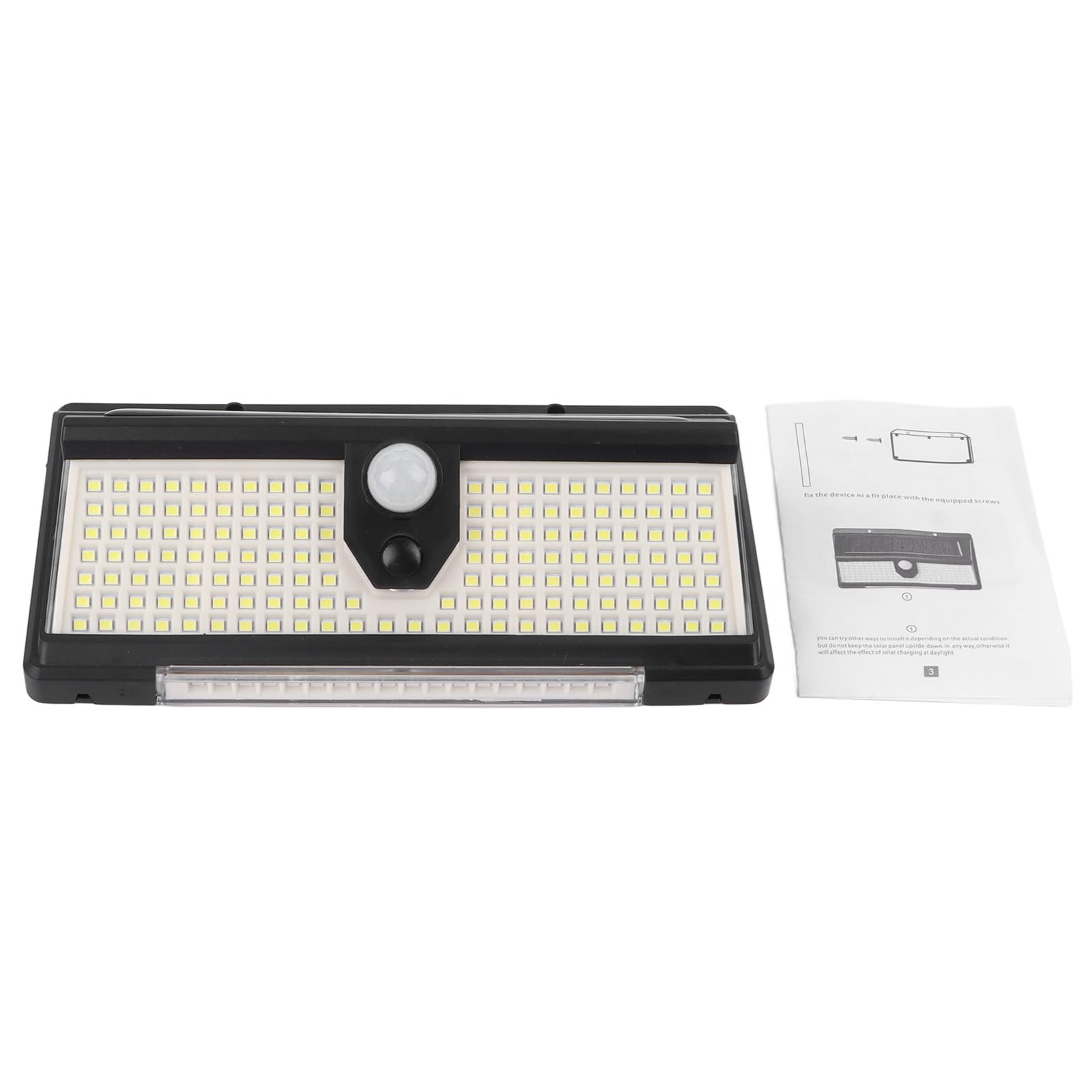 Solar Sensor Wall Light 3 Lighting Modes Waterproof Solar Motion Lamp Human Body Induction Wall Mount Solar Lights for Outdoor