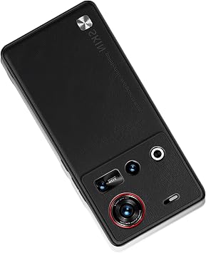 Compatible with Nubia Z70 Ultra Case, TPU Material, Shockproof, Thin, Full Protective Cover, Anti-Fingerprint, ZTE Nubia Z70 Ultra Cover, Black, Fall Prevention, Anti-Fingerprint, Wireless Charging