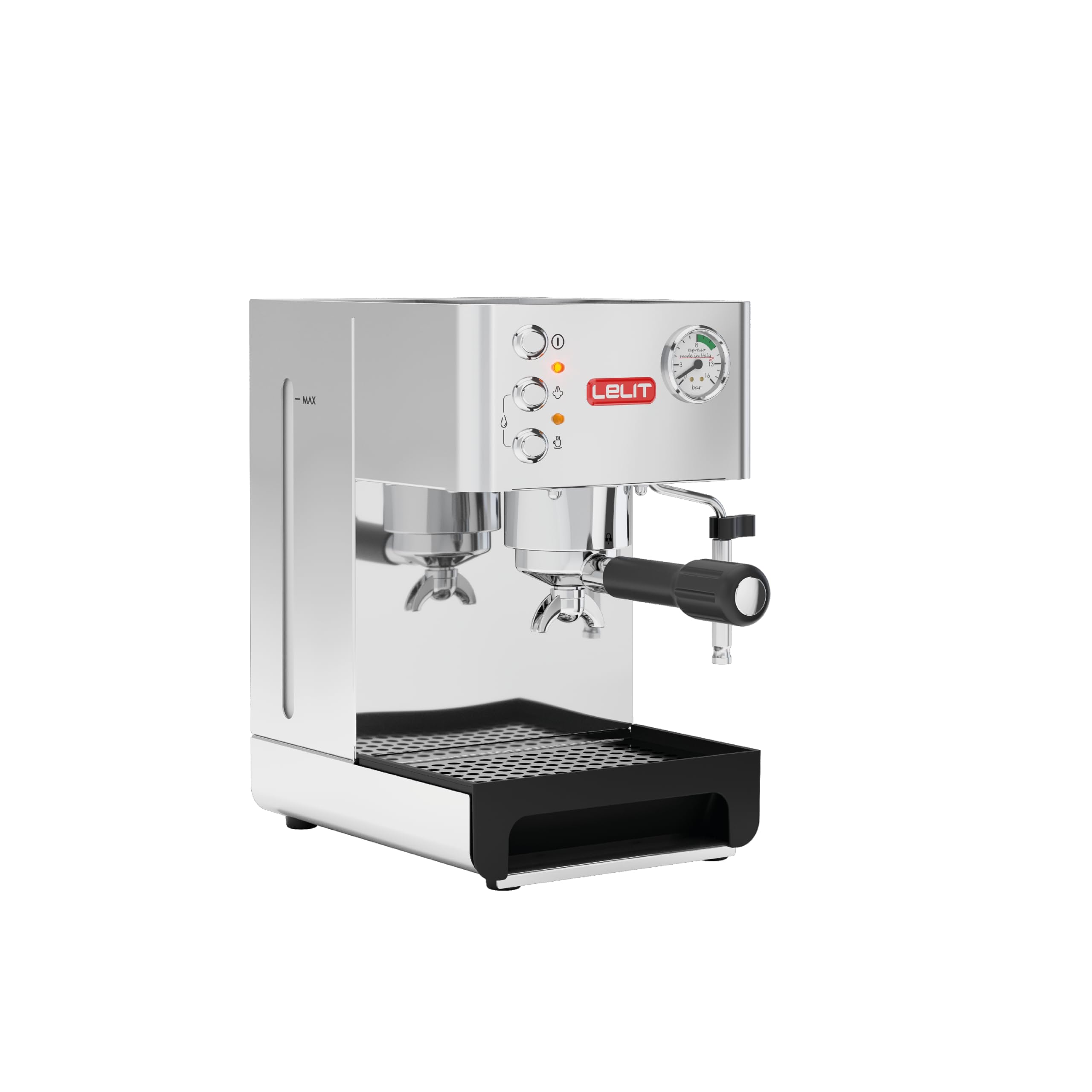 Lelit PL41EM Anna, Macchina da caffè prosumer, 1050 W, 2.7 Litri, Acciaio Inossidabile, Argento