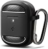 Spigen Rugged Armor Case Compatible with Google Pixel Buds Pro 21 20242022 - Matte Black