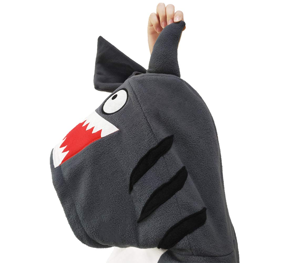 Dressfan - Pijama unisex con diseño de tiburón, color gris - Multi - S