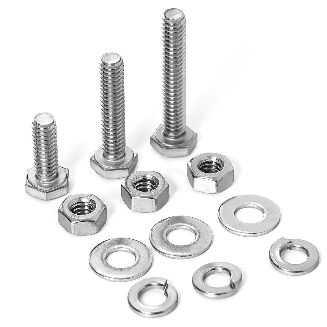 1/4-20 Hex Bolt Assortment Kit - 280 Piece -5