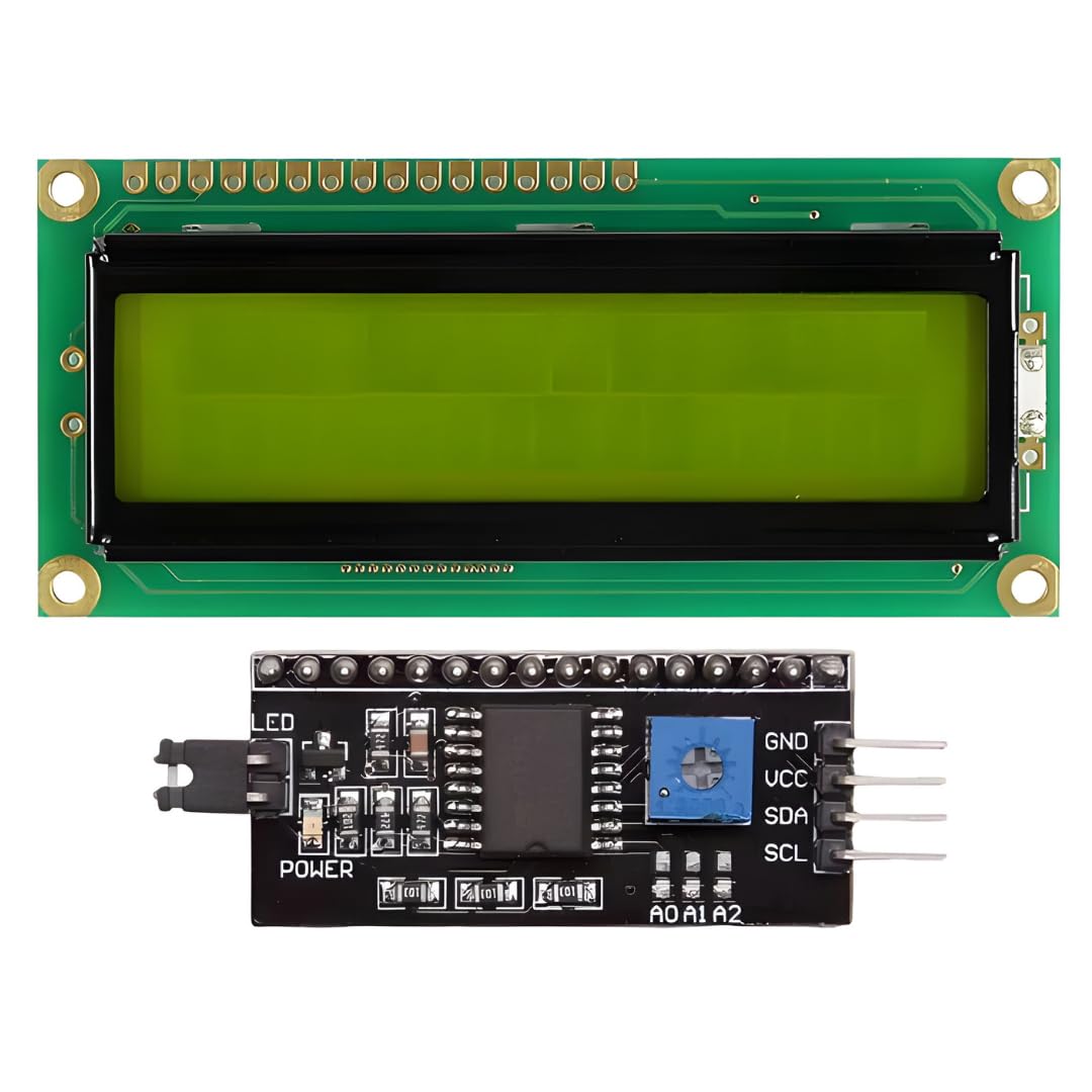 LCD 16x2 1602 Alphanumeric Display with I2C Interface Adapter Module (B0CL8JW4BZ) Amazon Price History, Amazon Price Tracker